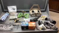 SHOP VAC FILTER, SPRINKLER, HOSE HOLDER, RV DRAIN HOSE