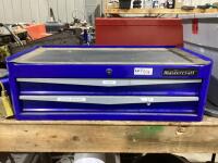 MASTERCRAFT 2 DRAWER TOOL BOX AND CONTENTS