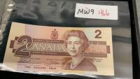 CANADA 1986 $2 BILL