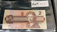 CANADA 1986 $2 BILL