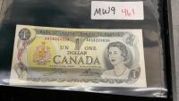 CANADA 1973 $1 BILL