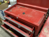 RED LOCKABLE TOOL BOX - 2