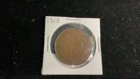 1910 CANADA LARGE PENNY