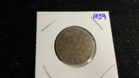 1859 CANADA LARGE PENNY
