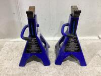 (2) CERTIFIED JACK STANDS 3 TONS