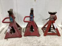 (3) NAPA AND MOTOMASTER JACK STANDS