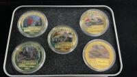 &ldquo;THE BATTLE OF BERLIN&rdquo; TOKENS IN TIN BOX
