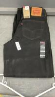 BLACK LEVI RELAXED FIT JEANS - 34X32