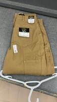 BROWN NOBLE OUTFITTERS WORK PANTS - FLANNEL LINED - WOMEN&rsquo;S SIZE 14XR