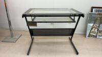 METAL & GLASS DESK