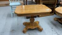 RECTANGLE PEDESTAL END TABLE