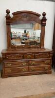 7-DRAWER DRESSER W/ MIRROR