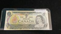 CANADA $1 BILL - 1973