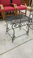 METAL SIDE TABLE