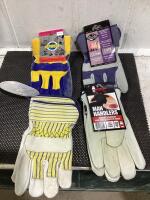 (4) ASSORTED GLOVES WATSON, COAST-TO-COAST AND WHITE RIDGE