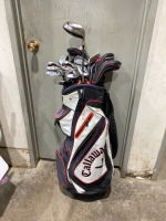 GOLF CLUBS AND CALLAWAY BAG