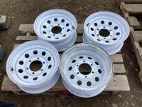 (4) 6 BOLT TRAILER RIMS