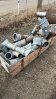 Crate of irrigation connecters