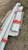 Pallet of mixed vinyl siding