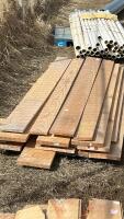 Stack of mixed lumber
