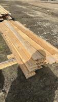 Stack of tongue and groove one by six