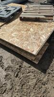 Stack of mixed thickness chip board sheets
