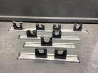 (4) ASSORTMENT WALL MOUNTED BRACKETS ADJUSTABLE