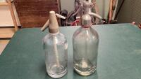 (2) SELTZER BOTTLES
