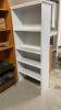 WHITE BOOKSHELF - 2