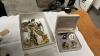 COSTUME JEWELRY - BROOCHES, RCAF UNIFORM BUTTONS, TIE CLIPS, CUFF LINKS - 2