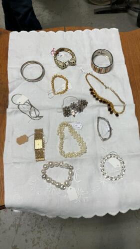 COSTUME JEWELRY - BRACELETS, WATCH, NECKLACES