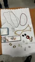 COSTUME JEWELRY - EARRINGS, NECKLACES