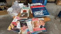 OLD MOVIE MAGAZINES, DOLLY PARTON PLASTIC BOOT CUPS, & OTHER BOOKS/MAGAZINES