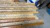 (11) WOOD YARD STICKS - 3