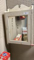 VINTAGE WOOD MEDICINE CABINET