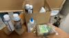 BOX OF PLATE HOLDERS & STANDS - ONE IS FOR A COOKBOOK AND CRAFT SUPPLIES - 3