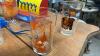 RELIABLE TOY REGISTER, (2) TRANSISTOR RADIO&rsquo;S AND WESTCLOK ALARM CLOCK + (4) THEMED GLASSES - 5
