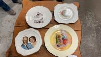 (4) COLLECTIBLE PLATES
