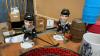 METAL TRAY, (2) PAIRS&ldquo;NASA&rdquo; SOCKS, BARRELL OF MONKEYS, HOCKEY BOBBLEHEADS, MICKEY MOUSE HATS - 2