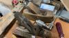 ANTIQUE TOOLS - LEVEL, PLANES, SQUARE, HAND DRILLS, STOVE LIFTERS - 3