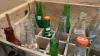 PEPSI-COLA WOOD CRATE W VINTAGE POP BOTTLES - 3