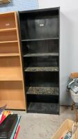 BLACK PAINTED BOOKCASE