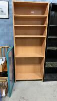 BROWN BOOK SHELF