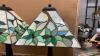 PAIR OF TIFFANY INSPIRED TABLE LAMPS - 2