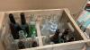 COCA-COLA CRATE WITH VINTAGE POP & BEER BOTTLES - 2