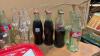 COCA-COLA COLLECTION - BOTTLES, CUPS, TRAYS, NAPKINS, IN A CHINOOK BEVERAGES 7-UP WOOD CRATE - 2