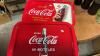 COCA-COLA COLLECTION - BOTTLES, CUPS, TRAYS, NAPKINS, IN A CHINOOK BEVERAGES 7-UP WOOD CRATE - 5
