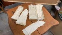 COLLECTION OF VINTAGE LADIES GLOVES - MOST ARE LEATHER