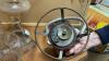 (7) PIECES. - ASSORTMENT OF OIL LAMPS, (2) BATTERY LIGHTS FROM THE 50&rsquo;S AND EXTRA CHIMNEYS - 4