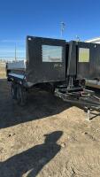2000 Shop Built Dump Trailer w / fold down sides ( no controls )